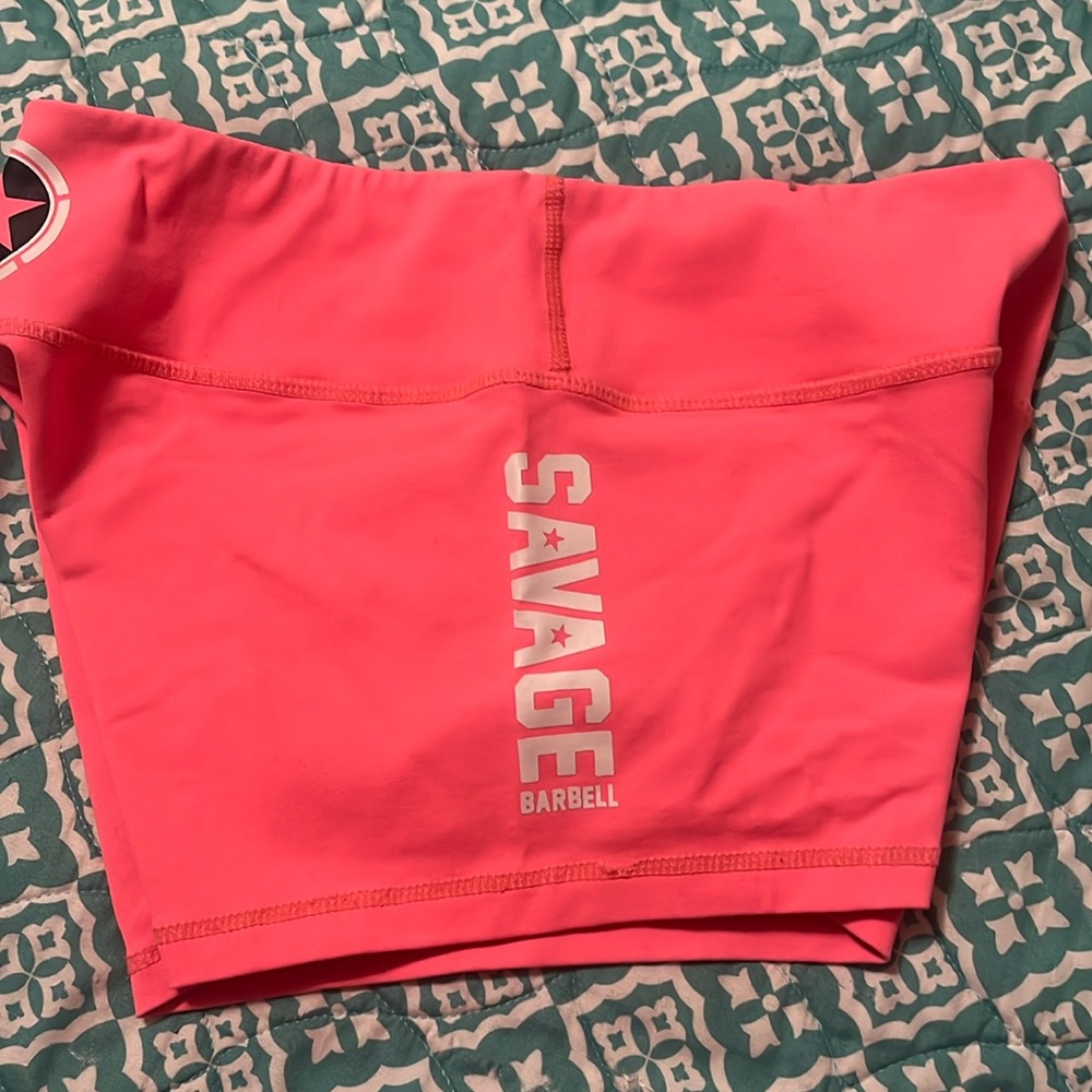 Spandex workout shorts